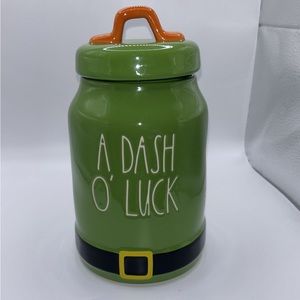 Rae Dunn Dash O Luck Canister